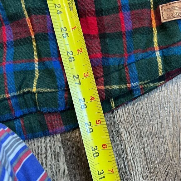 Vintage L.L. Bean Plaid Hoodie - Picture 7 of 11